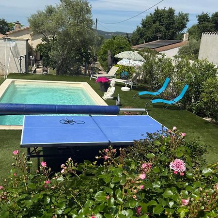 Gite Climatise Avec Piscine Sur Les Hauteurs De Bollène Kültér fotó