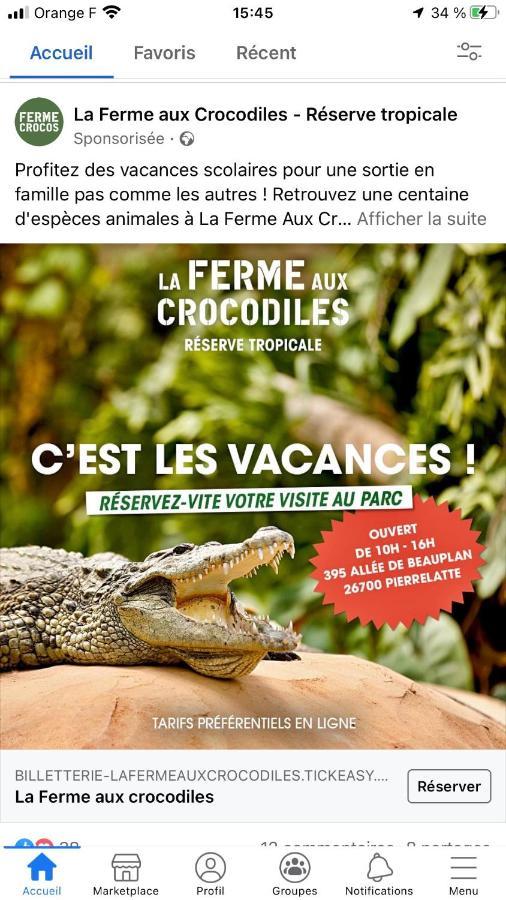 Gite Climatise Avec Piscine Sur Les Hauteurs De Bollène Kültér fotó