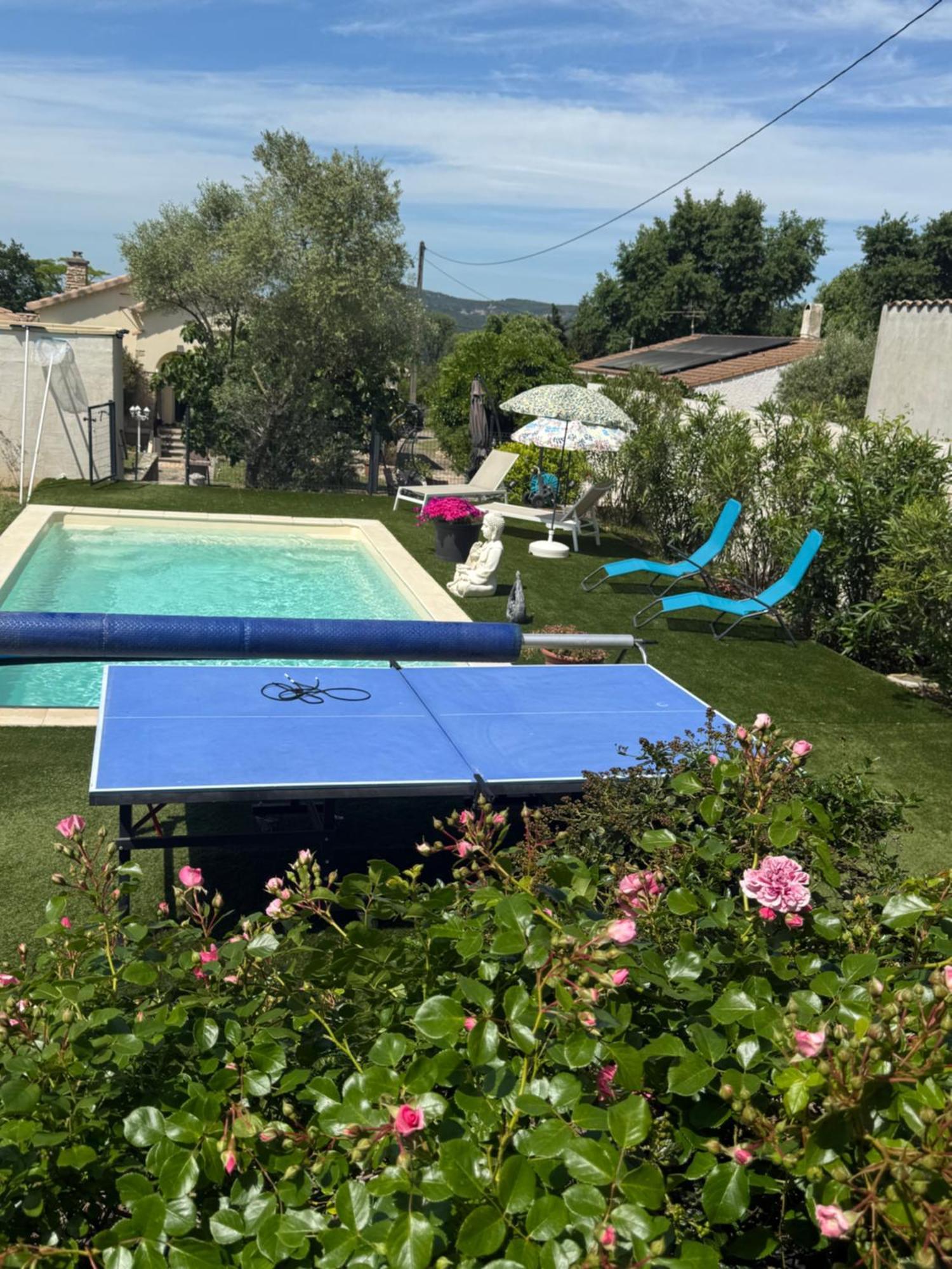 Gite Climatise Avec Piscine Sur Les Hauteurs De Bollène Kültér fotó